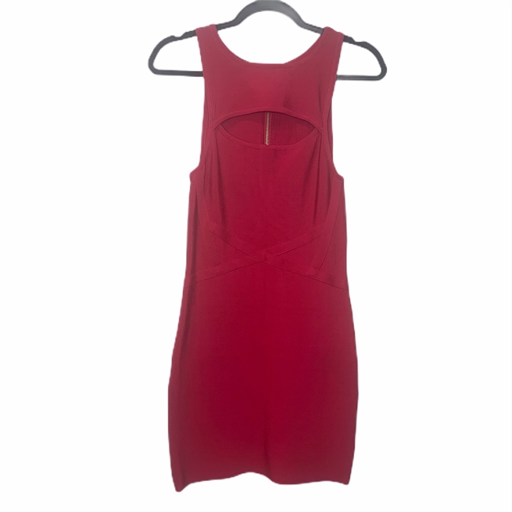 Bebe size medium bodycan pink dress